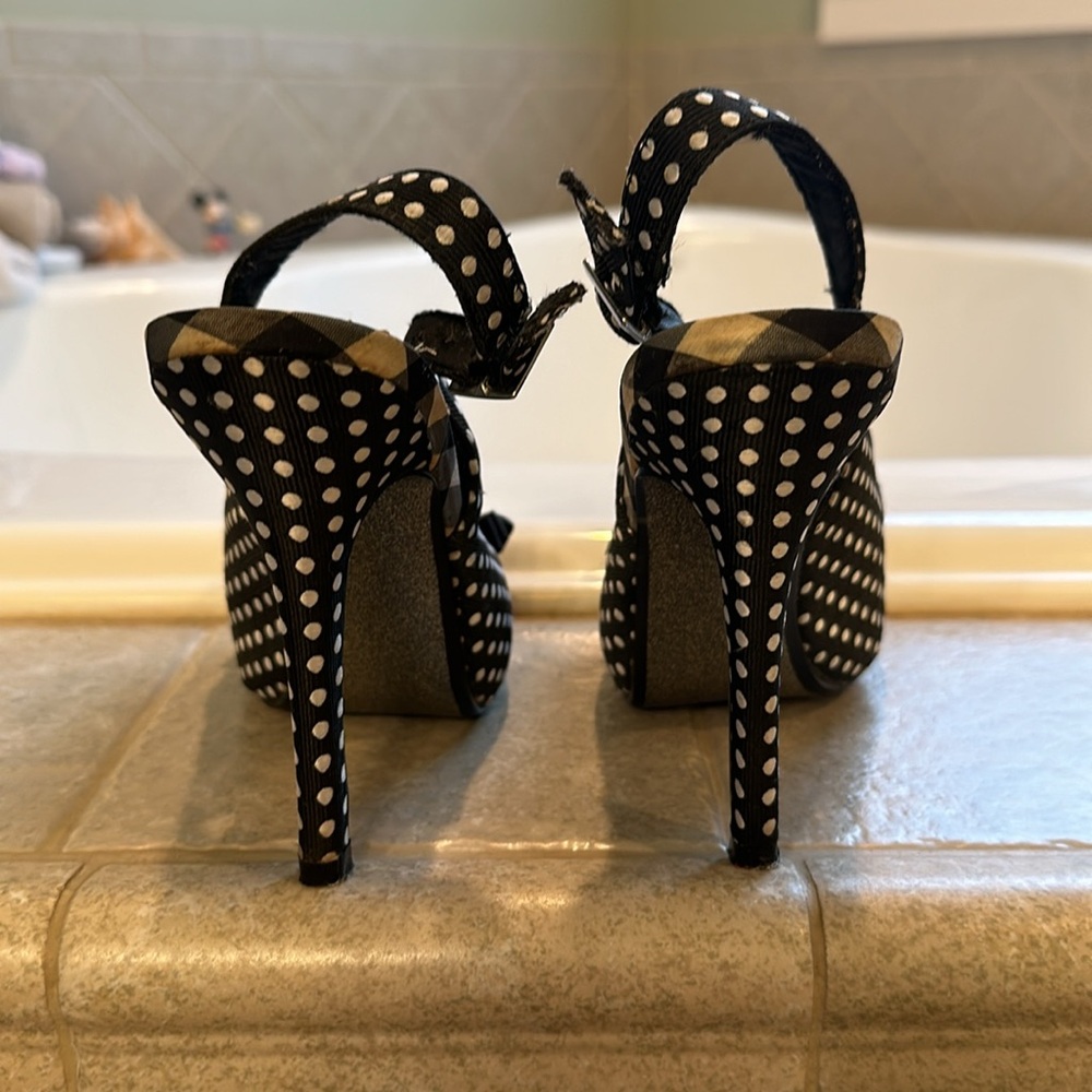 SALE! Sexy Rhinestone Polka Dot Heels - Picture 4 of 6